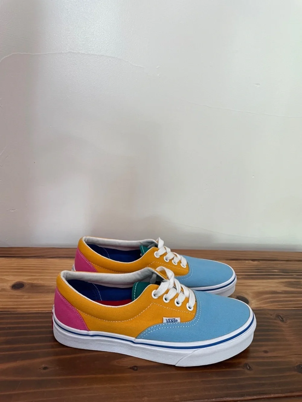 Vans Era Canvas 'Colorblock' Sneakers Women’s Size 7 Men’s Size 5.5